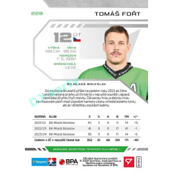 2024/25 Sportzoo ELH 1. serie #229 Tomáš Fořt