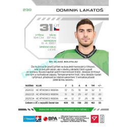 2024/25 Sportzoo ELH 1. serie #230 Dominik Lakatoš