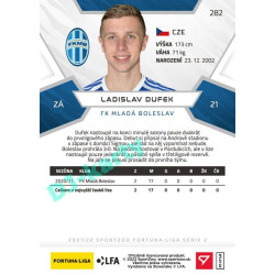 2021/22 Sportzoo Fortuna Liga 2. série #282 Ladislav Dufek