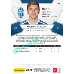 2021/22 Sportzoo Fortuna Liga 2. série #283 Michal Hlavatý