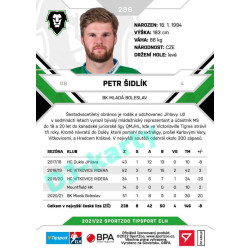 2021/22 Sportzoo TIPSPORT ELH 2. série #296 Petr Šidlík