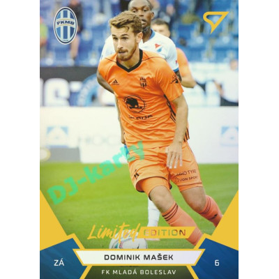 2021/22 Sportzoo Fortuna Liga 2. série #284 Dominik Mašek Gold xx/99