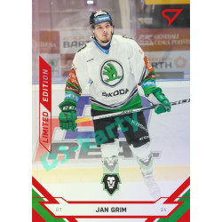 2021/22 Sportzoo TIPSPORT ELH 2. série #297 Jan Grim Red xx/49
