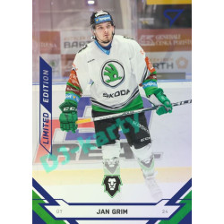 2021/22 Sportzoo TIPSPORT ELH 2. série #297 Jan Grim Blue xx/99