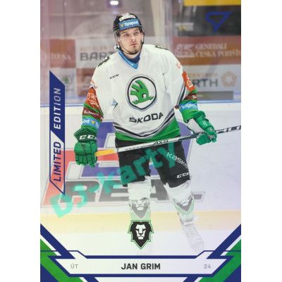 2021/22 Sportzoo TIPSPORT ELH 2. série #297 Jan Grim Blue xx/99