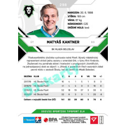 2021/22 Sportzoo TIPSPORT ELH 2. série #298 Matyáš Kantner