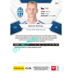 2021/22 Sportzoo Fortuna Liga 2. série #287 David Píchal