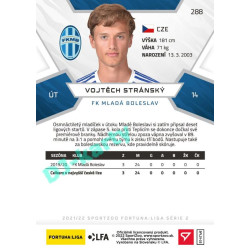 2021/22 Sportzoo Fortuna Liga 2. série #288 Vojtěch Stránský