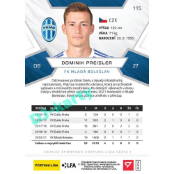 2021/22 Sportzoo Fortuna Liga Dominik Preisler #115