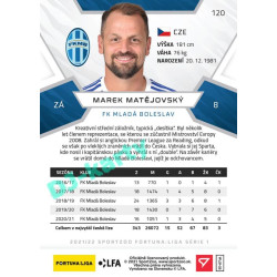 2021/22 Sportzoo Fortuna Liga Matěj Matějovský #120