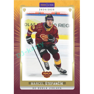 2024/25 Goal Cards Maxa liga 1. série #JIH-15 Marcel Štefančík Parallel 1of40