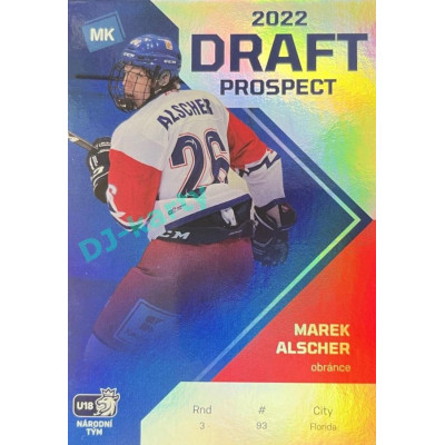 2021/22 MK reprezentace #DP-5 Marek Alscher Draft Prospects 1 of 100