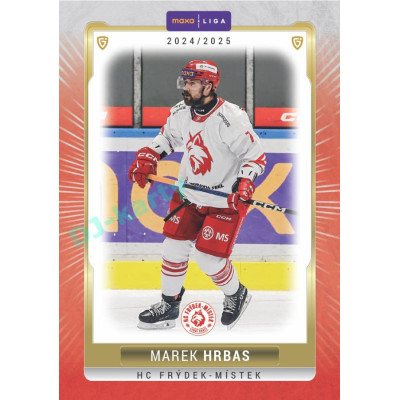 2024/25 Goal Cards Maxa liga 1. série #FMI-07 Marek Hrbas Parallel 1of40