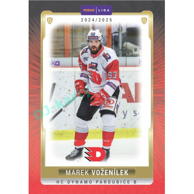 2024/25 Goal Cards Maxa liga 1. série #PCE-08 Marek Voženílek Parallel 1of15