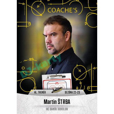 2022/23 Goal Cards Chance Liga 1. série #04 Martin Štrba Coach´s