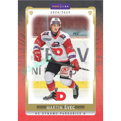 2024/25 Goal Cards Maxa liga 1. série #PCE-06 Martin Švec Parallel 1of40