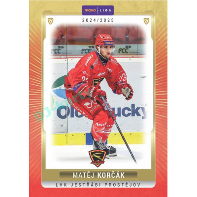 2024/25 Goal Cards Maxa liga 1. série #PRO-21 Matěj Korčák Parallel 1of40