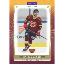 2024/25 Goal Cards Maxa liga 1. série #JIH-14 Matouš Menšík Parallel 1of40