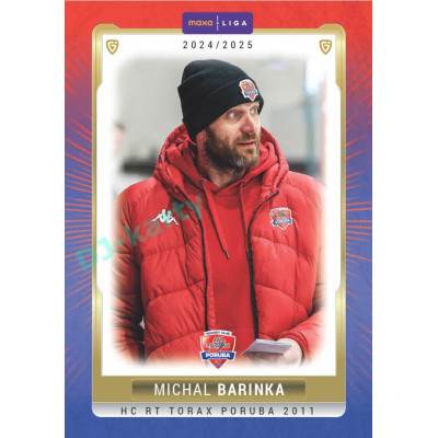 2024/25 Goal Cards Maxa liga 1. série #POR-24 Michal Barinka Parallel 1of40