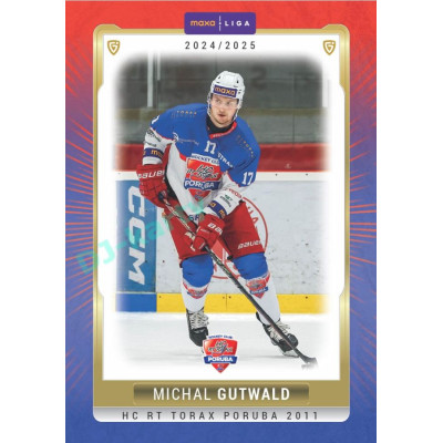 2024/25 Goal Cards Maxa liga 1. série #POR-05 Michal Gutwald Parallel 1of40
