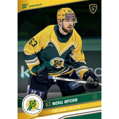 2024/25 Goal Cards Maxa liga 1. série #VSE30-15 Michal Hryciow 30 let od finále Parallel 1of40