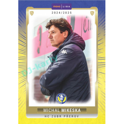 2024/25 Goal Cards Maxa liga 1. série #PRE-24 Michal Mikeska Parallel 1of40
