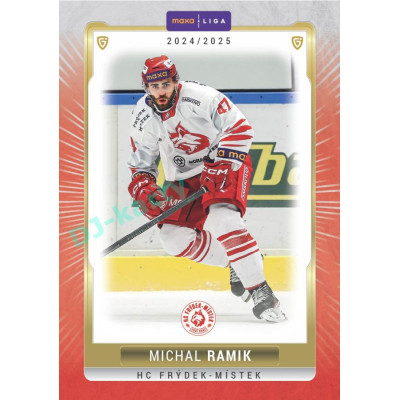 2024/25 Goal Cards Maxa liga 1. série #FMI-15 Michal Ramik Parallel 1of40