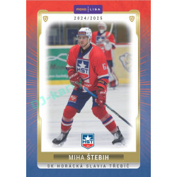 2024/25 Goal Cards Maxa liga 1. série #TRE-09 Miha Štebih Parallel 1of15