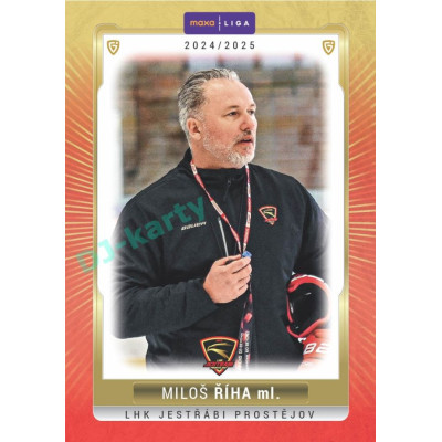 2024/25 Goal Cards Maxa liga 1. série #PRO-23 Miloš Říha ml. Parallel 1of40