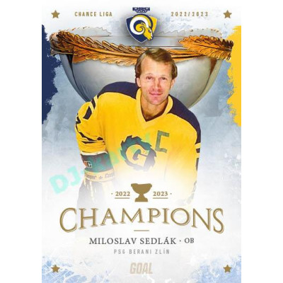 2023 Goal Cards Zlín Champions # Miloslav Sedlák