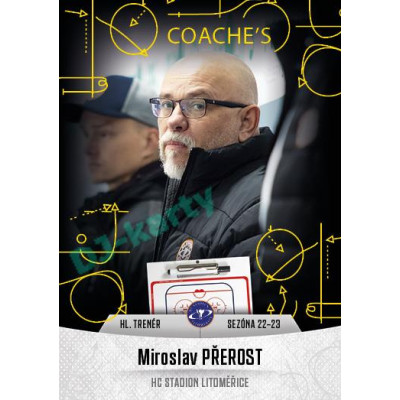 2022/23 Goal Cards Chance Liga 1. série #08 Miroslav Přerost Coach´s