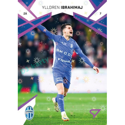 2024/25 Sportzoo Chance Liga 2. série #245 Ylldren Ibrahimaj Cosmic Pink