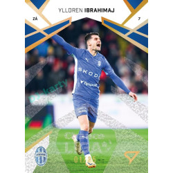 2024/25 Sportzoo Chance Liga 2. série #245 Ylldren Ibrahimaj Gold Glitter xx/25