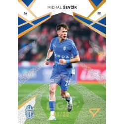 2024/25 Sportzoo Chance Liga 2. série #247 Michal Ševčík Gold Glitter xx/25