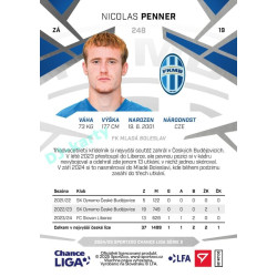 2024/25 Sportzoo Chance Liga 2. série #248 Nicolas Penner