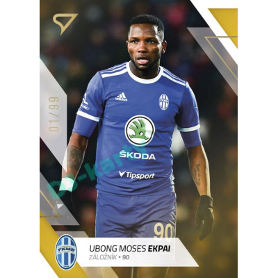 2022/23 Sportzoo Fortuna Liga 2. série #277 Ubong Moses Ekpai Gold xx/99
