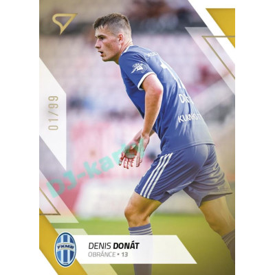 2022/23 Sportzoo Fortuna Liga 2. série #273 Denis Donát Gold xx/99