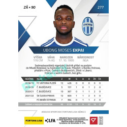 2022/23 Sportzoo Fortuna Liga 2. série #277 Ubong Moses Ekpai