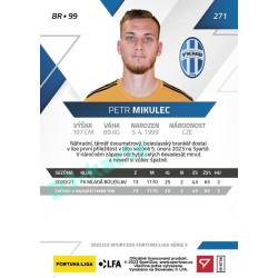 2022/23 Sportzoo Fortuna Liga 2. série #271 Petr Mikulec