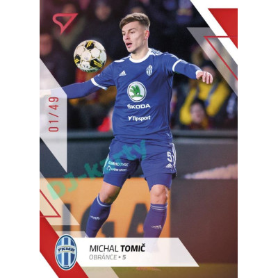 2022/23 Sportzoo Fortuna Liga 2. série #276 Michal Tomič Red xx/49