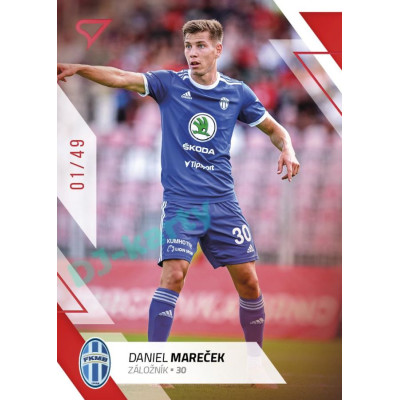 2022/23 Sportzoo Fortuna Liga 2. série #280 Daniel Mareček Red xx/49