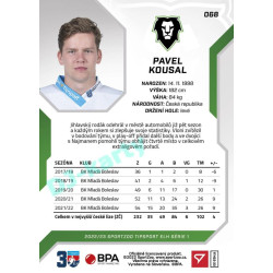 2022/23 Sportzoo ELH 1. série #068 Pavel Kousal