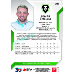2022/23 Sportzoo ELH 2. série #283 Tomáš Šmerha