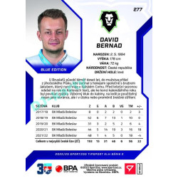 2022/23 Sportzoo ELH 2. série #277 David Bernad Blue xx/99