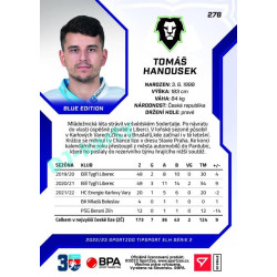 2022/23 Sportzoo ELH 2. série #278 Tomáš Hanousek Blue xx/99