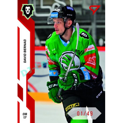 2022/23 Sportzoo ELH 2. série #277 David Bernad Red xx/49