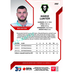 2022/23 Sportzoo ELH 2. série #282 Mário Lunter Red xx/49