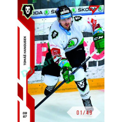 2022/23 Sportzoo ELH 2. série #278 Tomáš Hanousek Red xx/49