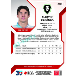2022/23 Sportzoo ELH 2. série #279 Martin Beránek Red xx/49
