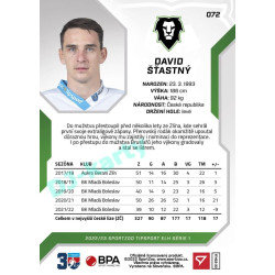 2022/23 Sportzoo ELH 1. série #072 David Šťastný